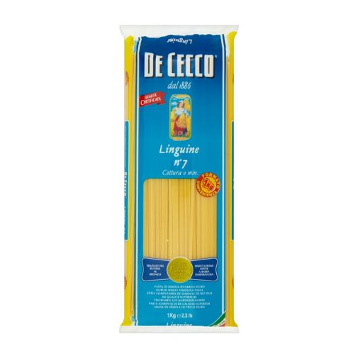 A 1 kilogram packet of De Cecco brand Linguine