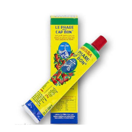 A 380 gram tube of Harissa Red Pepper Puree